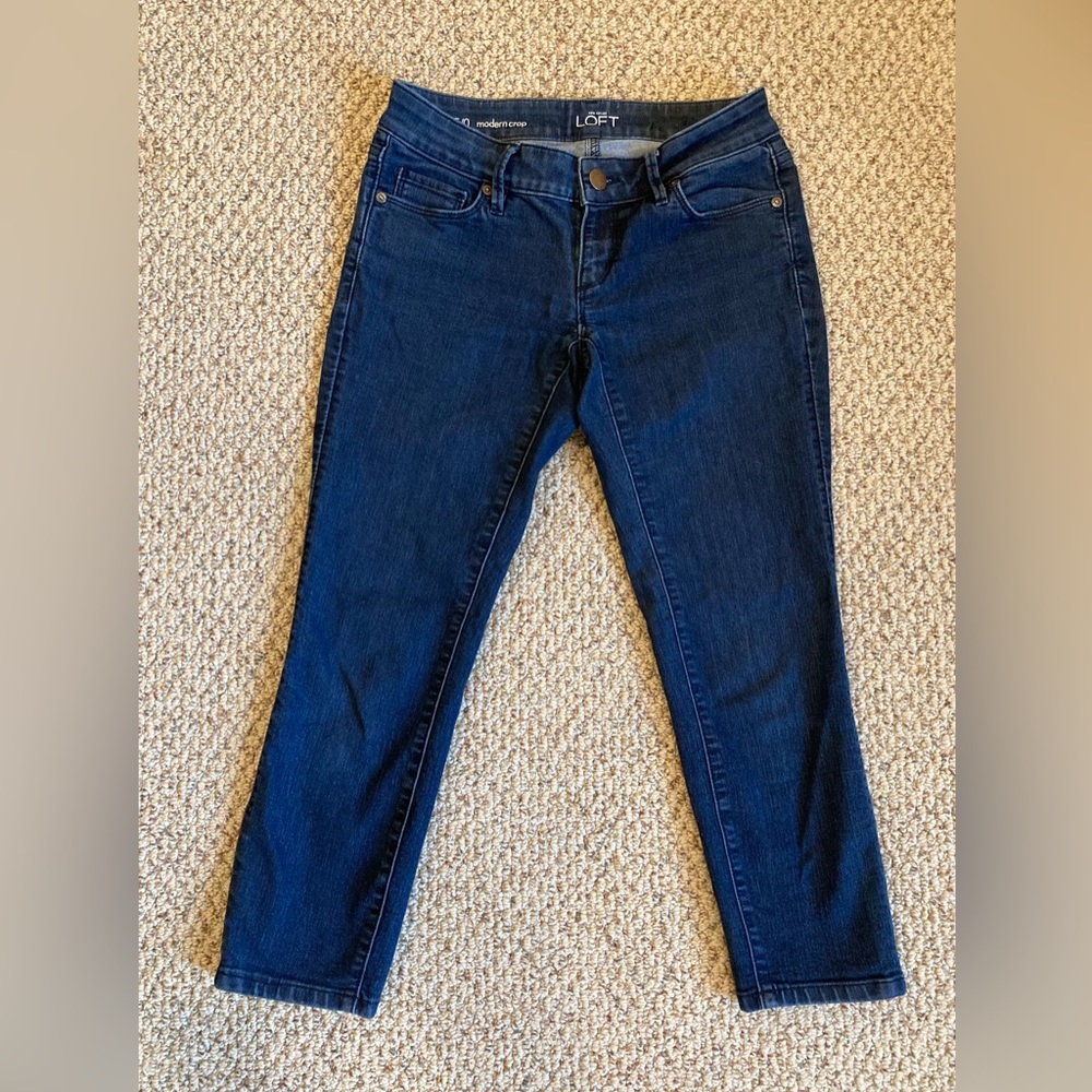 Women’s Modern Cropped Loft Jeans size 25/0
